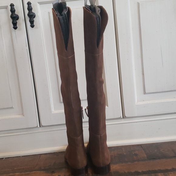 New J. Crew Over the knee boots in suede K2741 $325 - Picture 2 of 5
